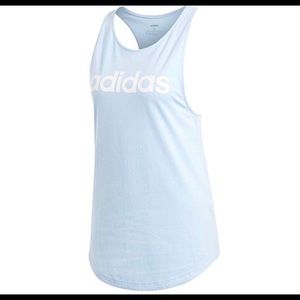 NWT Adidas Blue & White Tank Sz:Large
